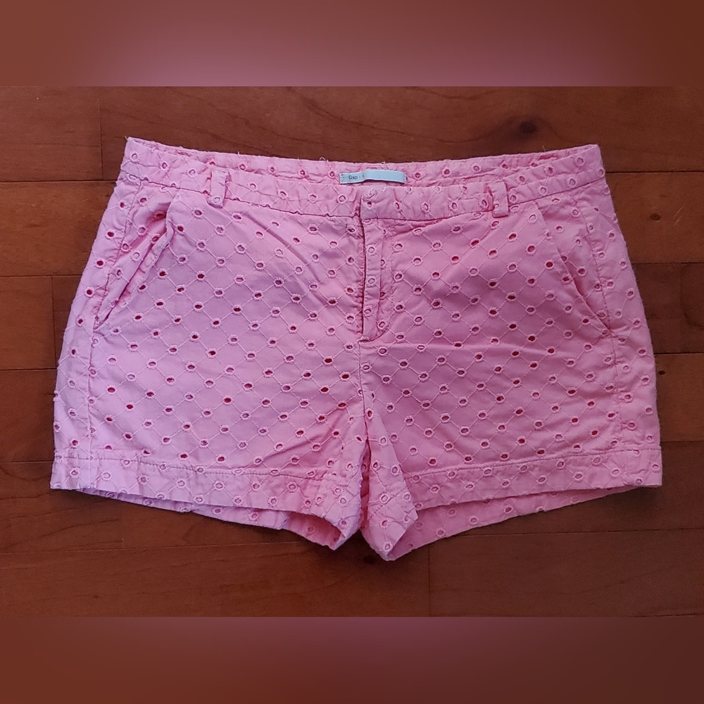 Gap Eyelet Shorts Pink Size 6